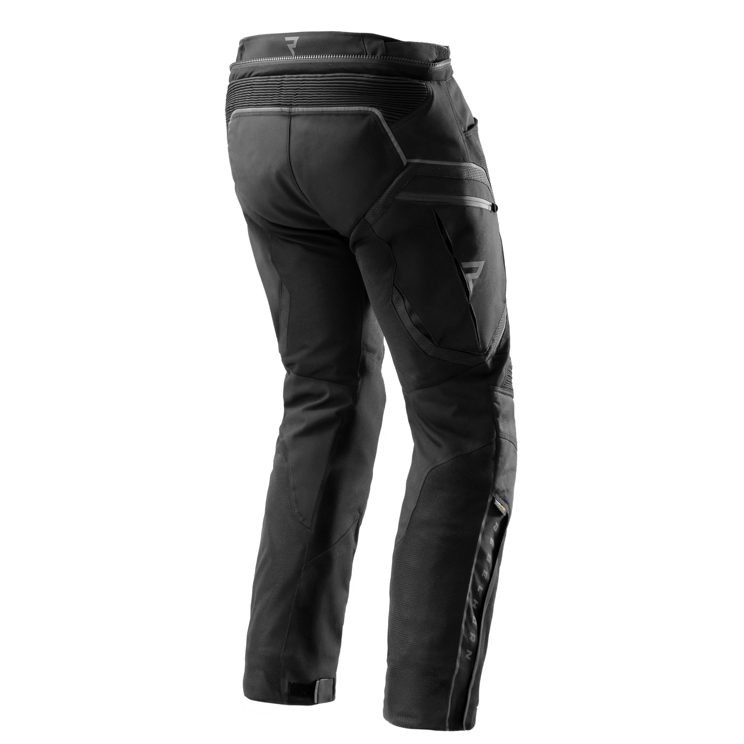 REBELHORN Hiflow V Pantaloni da Moto Uomo | Tessile | Protezioni per Ginocchia e Fianchi Livello 2 | Membrana HydraShield PRO | Ventilazione | Fodera Termica | 3 Lunghezze | Taglie Fino alla 10XL