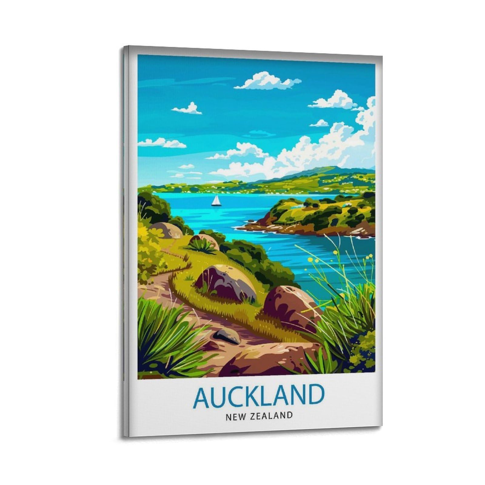 xiaoxiaoshen Auckland New Zealand Travel_3 Canvas Poster Wall Art Prints Room Aesthetic Murals Bedroom And Living Decorations 24x36inch(60x90cm)