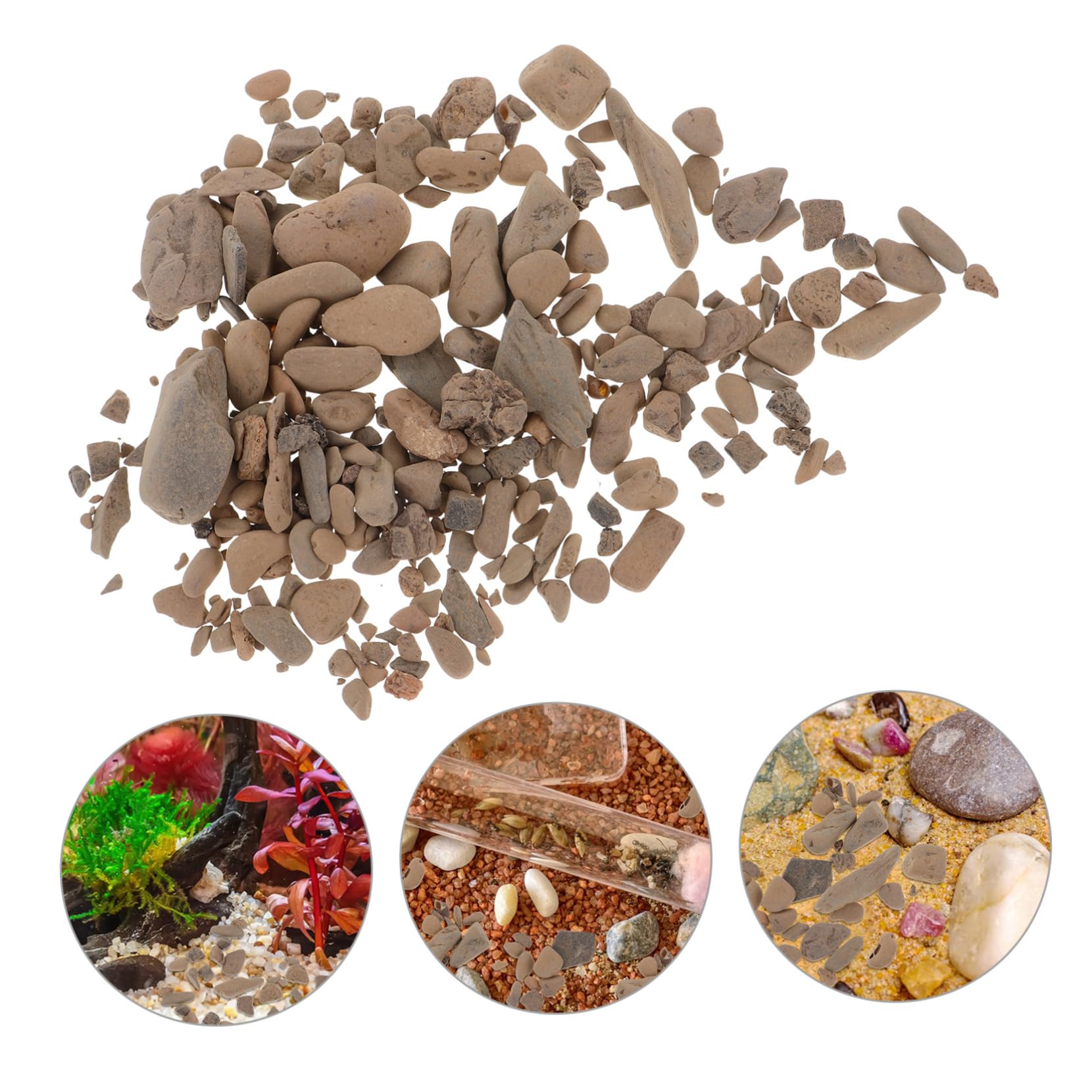 Levemolo Aquarium Background Decoration Original Sichuan-Tibet Sand Crystal Large Gravel DIY Craft Stones Fish Tank Gravel