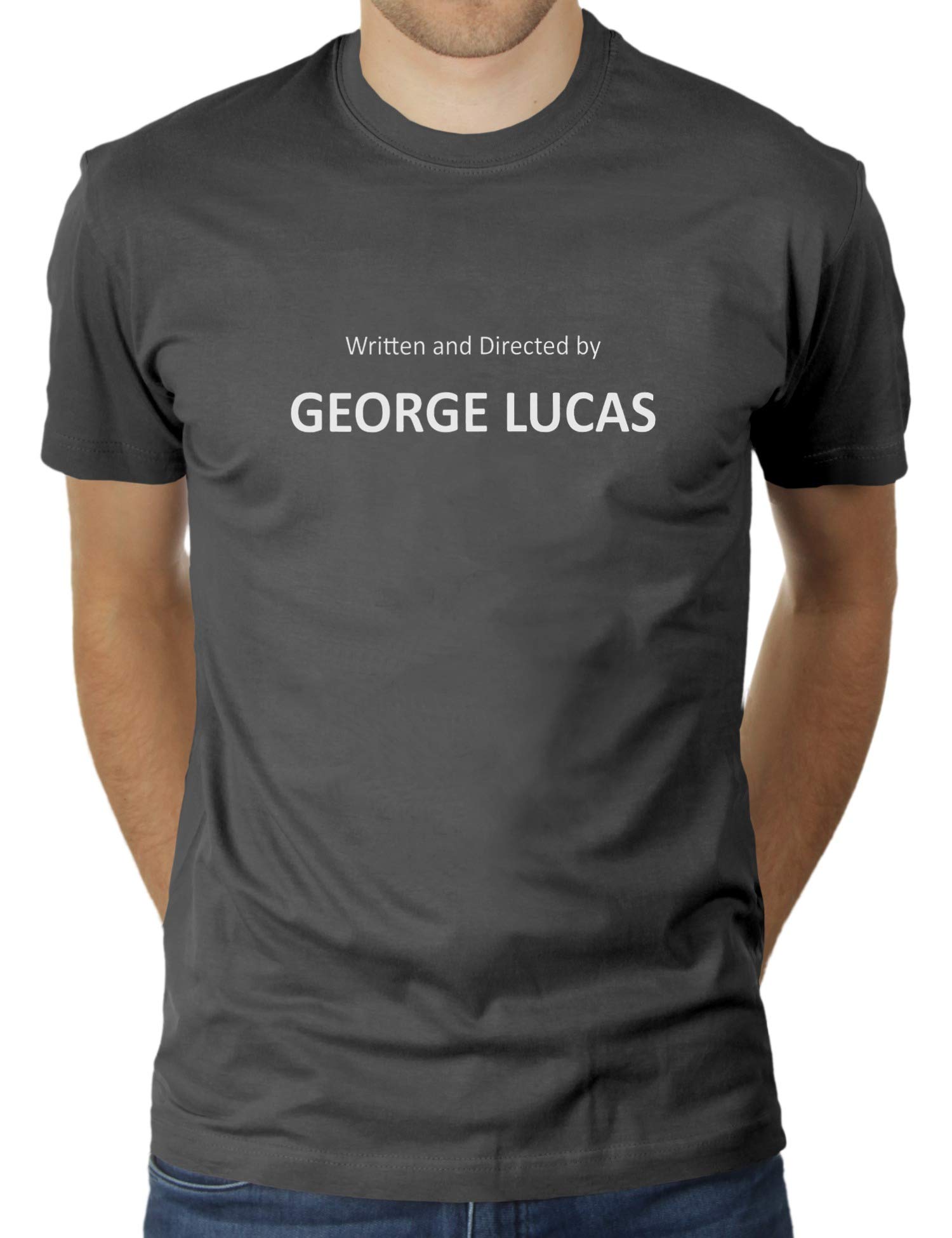 LikoliWritten and Directed by Gerge Lucas - Men's T-Shirt by KaterLikoli