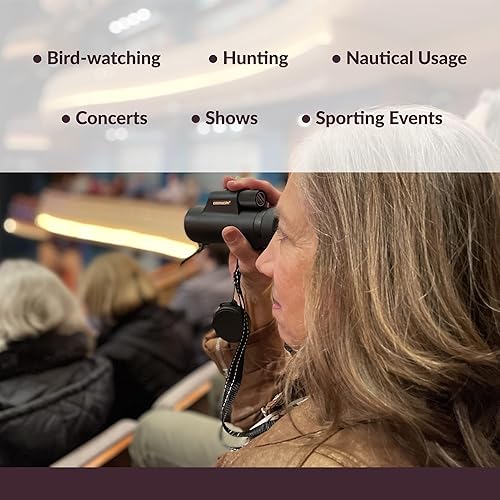 Miniatura 3 de Oberwerk Monocular Sport HD II de 10 x 32 - Alcance profesionalóptica para niñosobservación de pájarosimpermeableenfoque táctil ligero