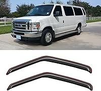 Vista 79 de Visores para ventanas y protectores contra la lluvia para Ford Fusion 2013, 2014, 2015, 2016, 2017, 2018, 2019, 2020, Deflectores de viento