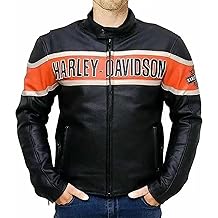 The Black Harley Biker Victoria Lane Jacket For Men&rsquo;s &ndash; Davidson Motorcycle Style Leather Jacket