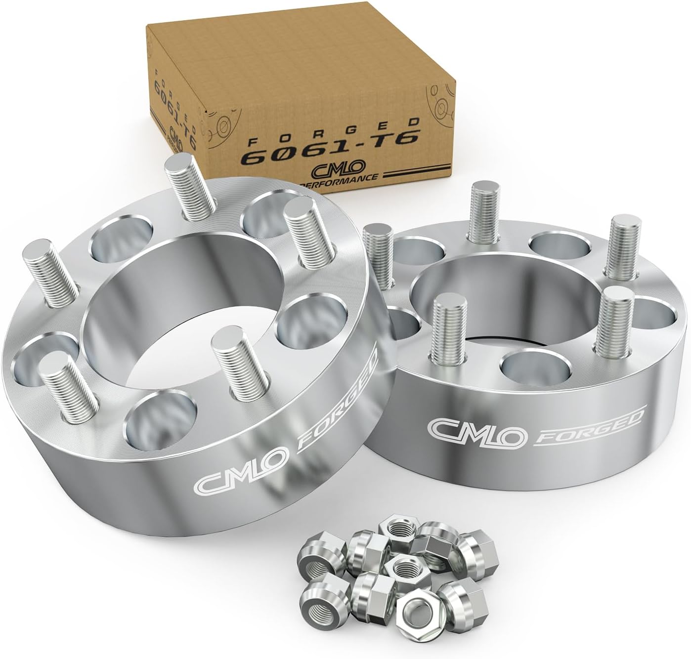 Customadeonly 5x5.5 to 5x4.5 Wheel Adapters, 2pcs 2" Thick (Center Bore 88mm, M12x1.5 Studs) Enable 5x5.5 (5x139.7) Hub to Mount 5x4.5 (5x114.3) Wheel - 5x139.7 to 5x114.3