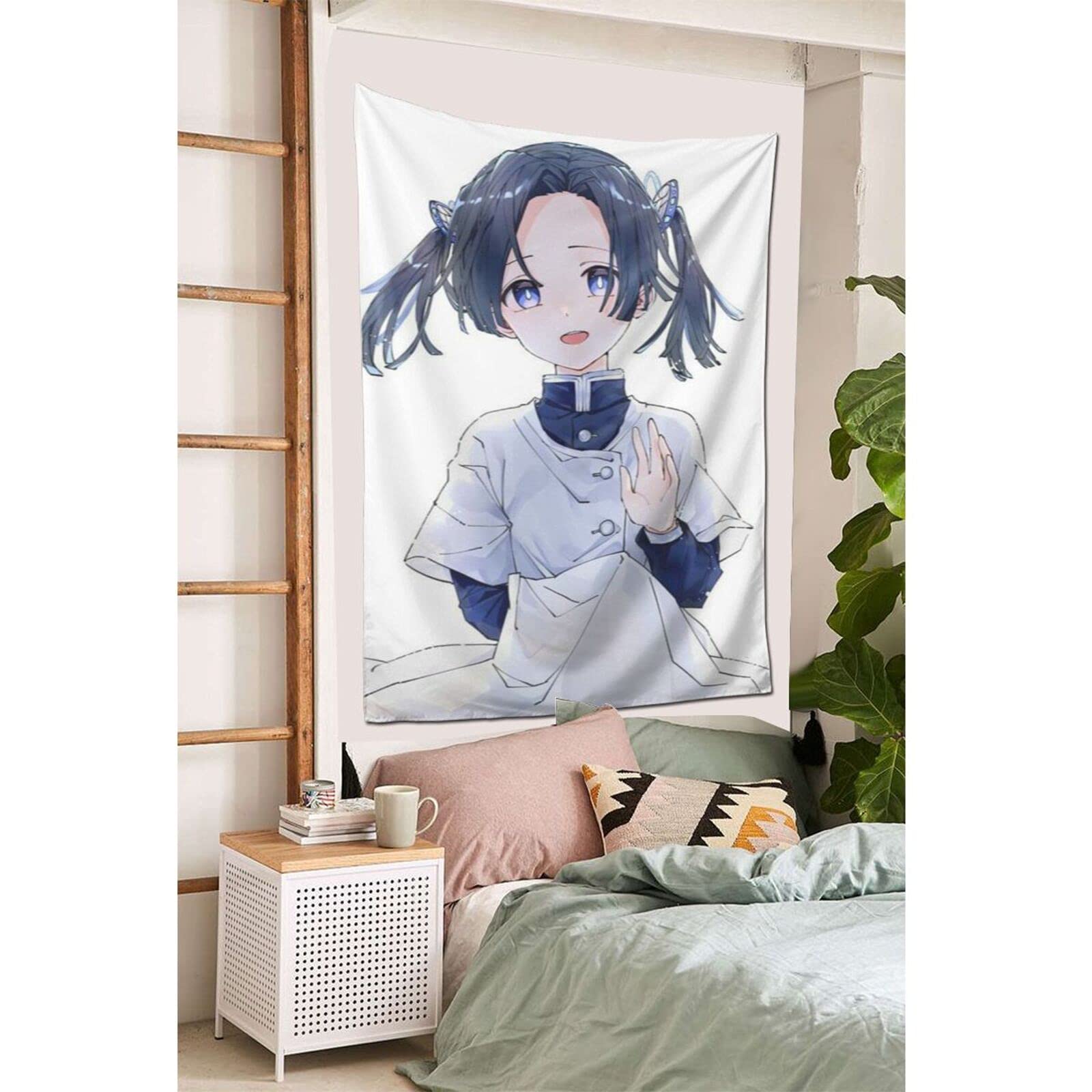 Amazon.co.jp: 鬼滅の刃 鬼殺隊 神崎 アオイ タペストリー 壁掛け 部屋