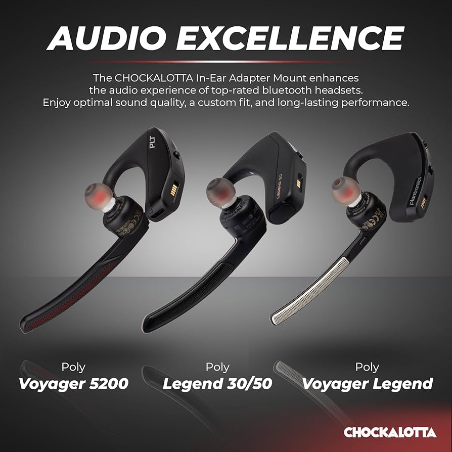 POLY VOYAGER 5200 UC + おまけ Poly Voyager 5200 Bluetooth Wireless Earset, Noise