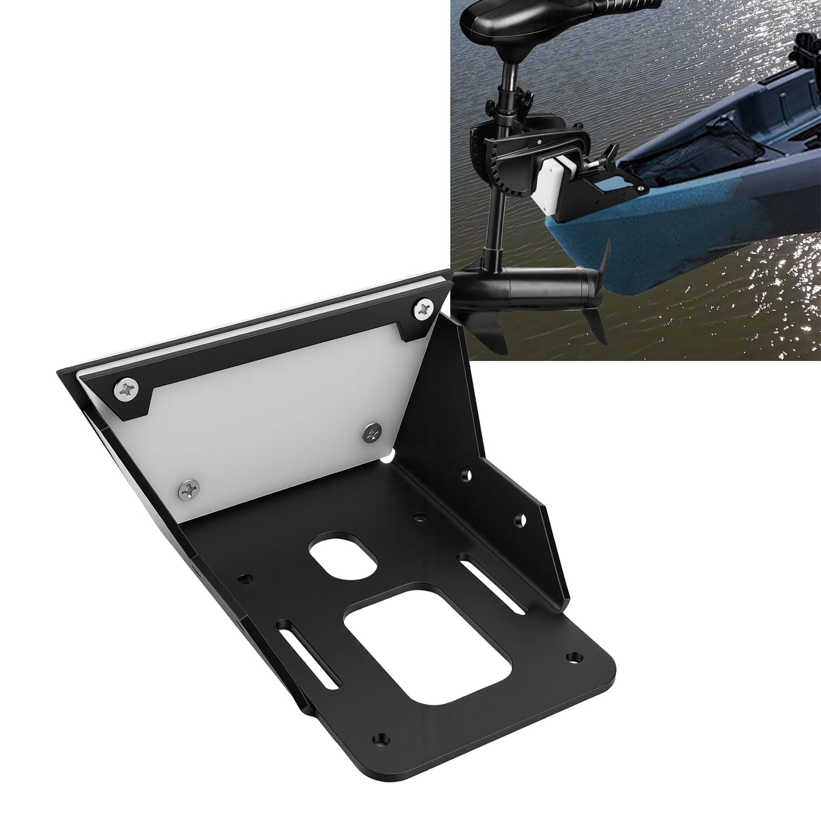 Akozon Soporte de Montaje del Motor de Pesca por Curricán Marino