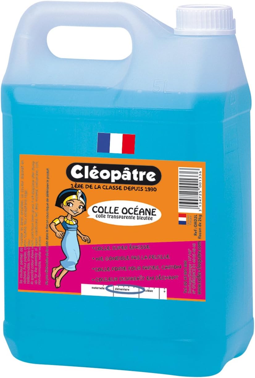 Colle Cléopâtre Océane Extra Forte pour Carton Transparente Bidon 5000 — free download