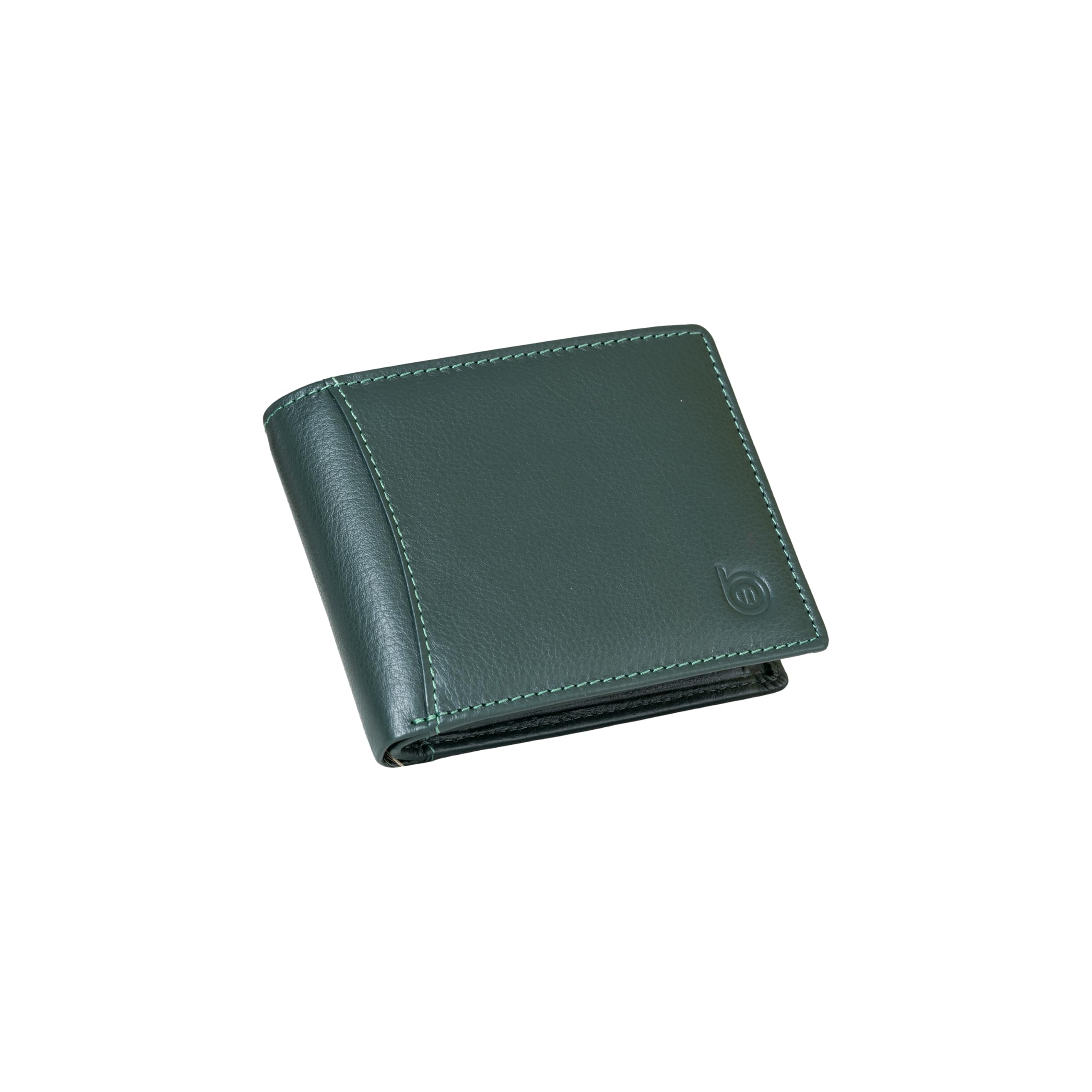 Lucas Green Leather Wallet for Men, 6 Card Slot-image-33