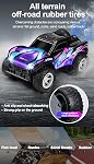 Remote Control Car with Spray & Lights & Music for Kids, 2.4GHz High Speed Off Road All Terrains Monster Truck Christmas Birthday Toys Gift for Boys Girls (Red)