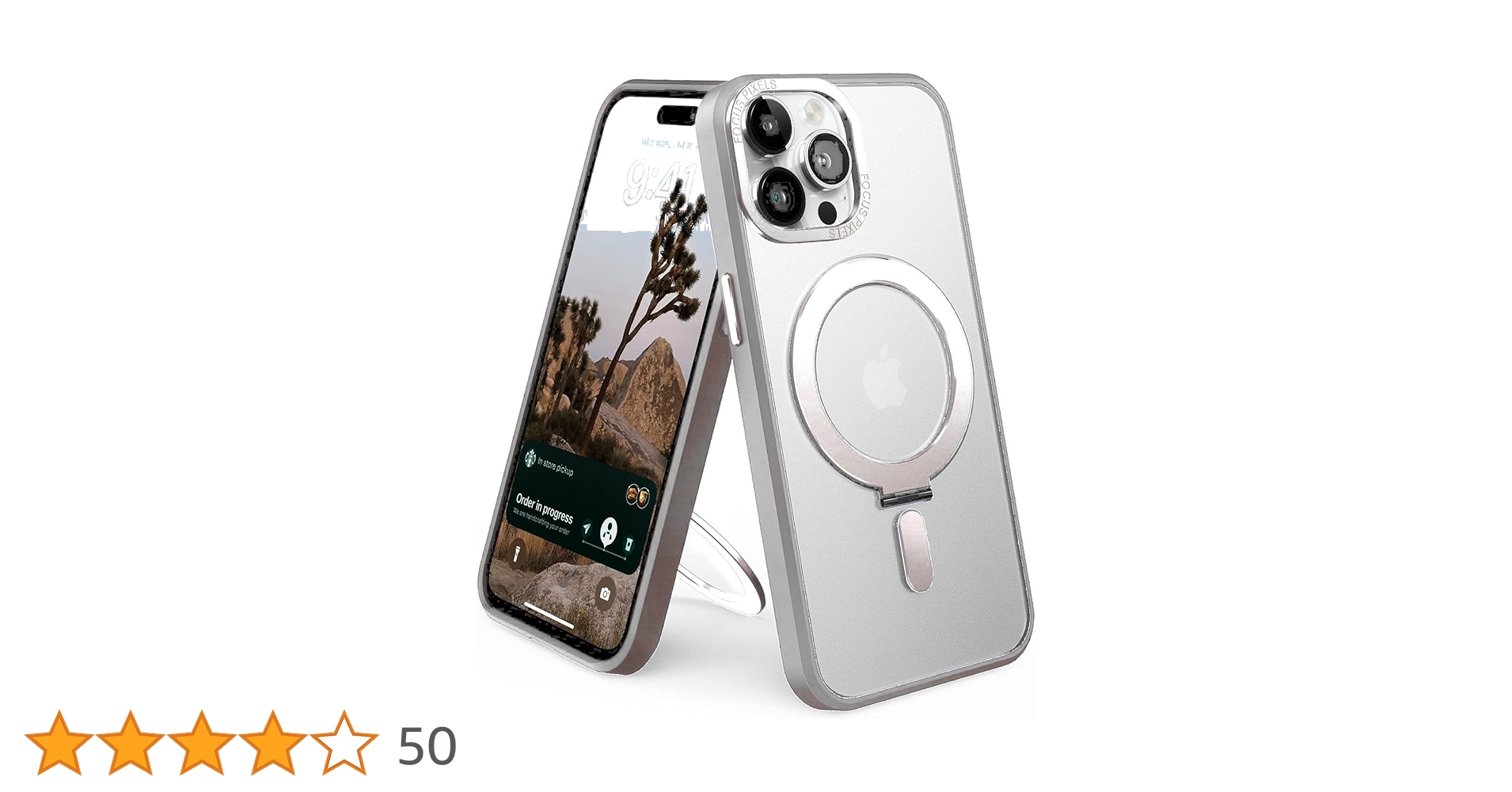 Amazon.co.jp: Magsafe 対応 iPhone15 Pro Max ケーススタンド付き