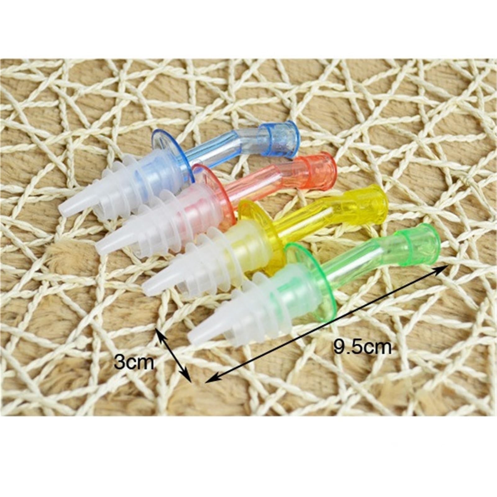 Bouchons de vin 48 pièces verseurs en Silicone for huile vinaigre liqueur café sirop distributeur bec buse garde les boissons fraîches