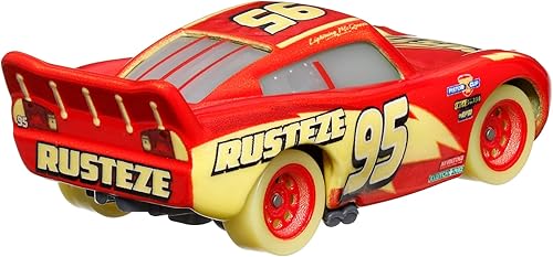 Miniatura 3 de Disney Pixar Cars Glow Racers - Rayo McQueen - Coches Metal