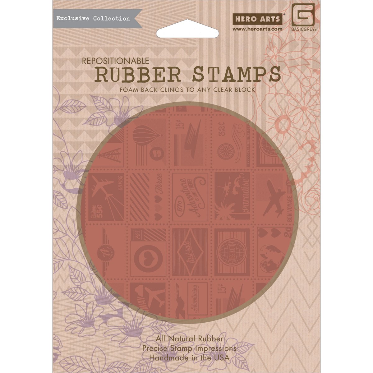 Hero Arts Cling Stamps - Let's Get Away