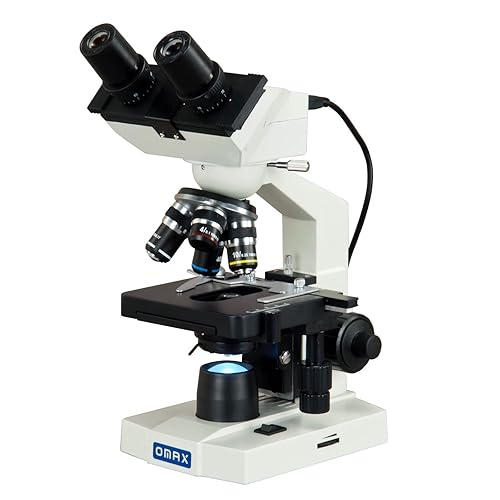 No Uno de los 8 principales microscopios USB de 2016 OMAX 40X-2000X microscopio compuesto binocular LED para laboratorio digital con cámara de 13 MP