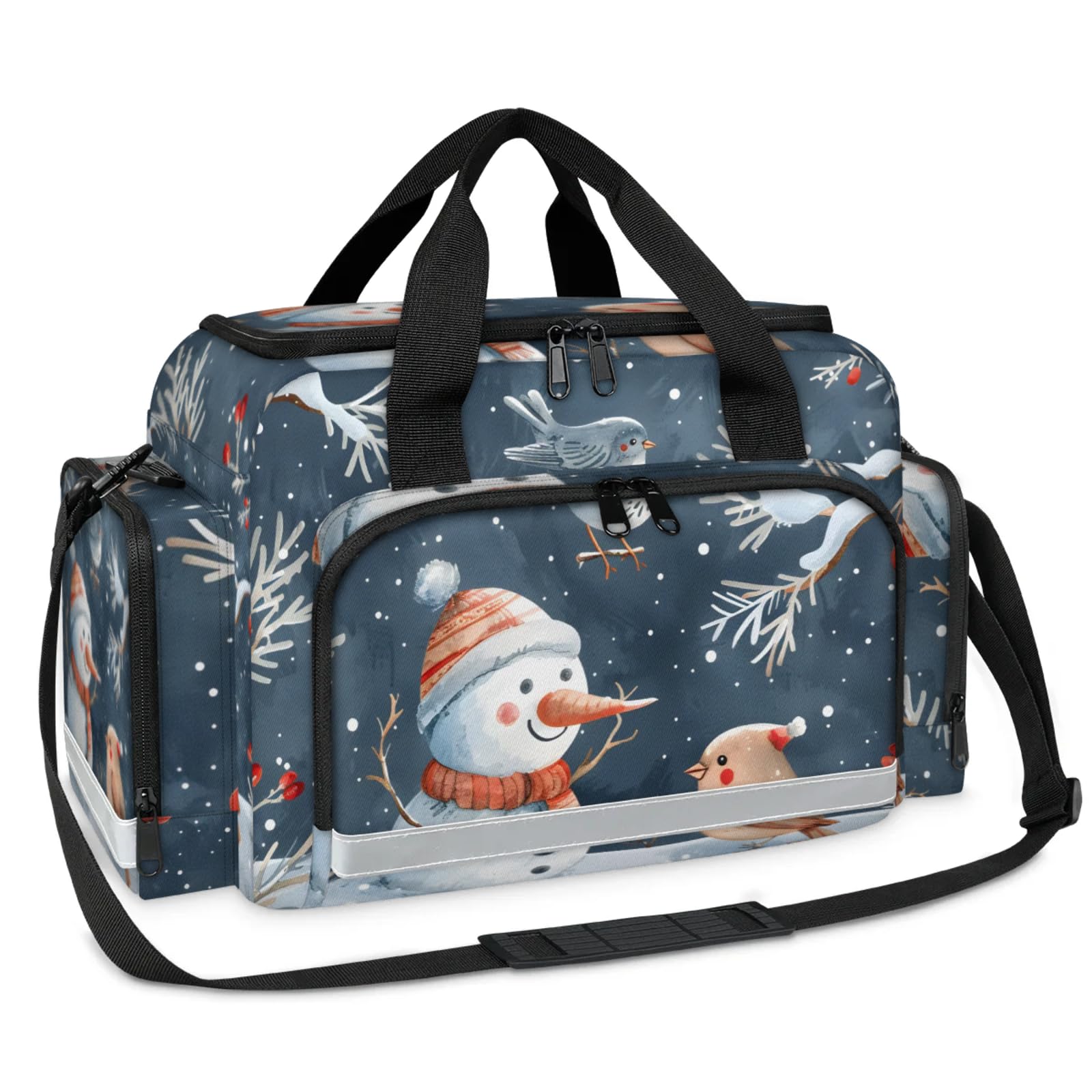 GzLeyigou First Aid Bags Empty, Arctic Birds Emergency Bag First Aid Kit Multiple Compartment Kit Carrier On Call Trauma Bag For Paramedics Emergency Medical Supplies Kit