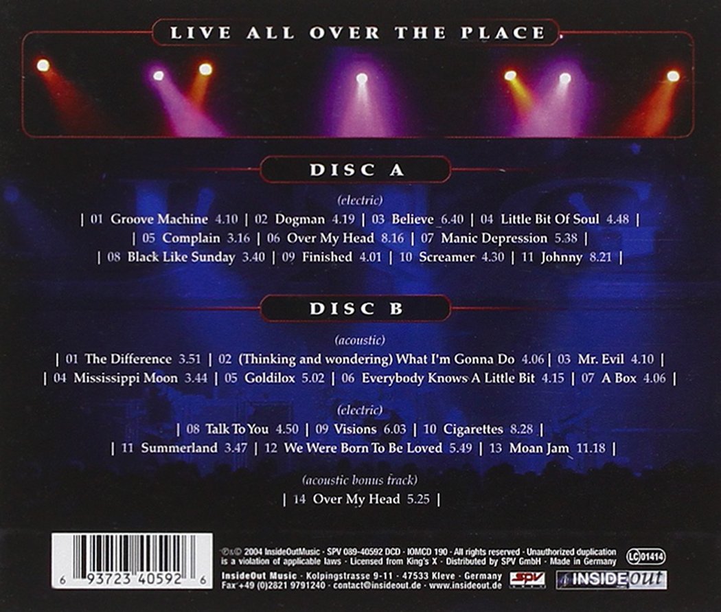 Live All Over the Place