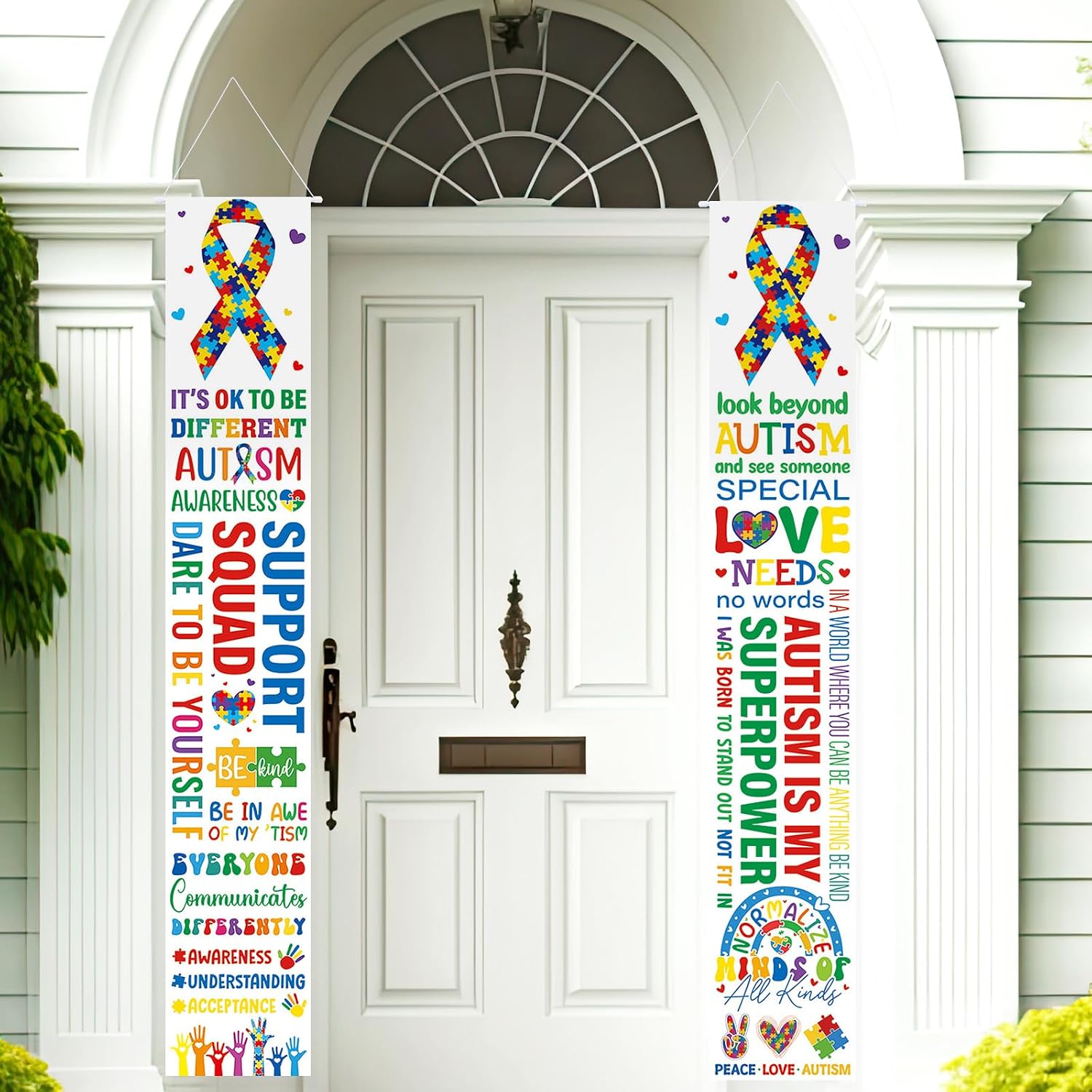 Amazon.com: DoubleFill 2 Pcs Autism Awareness Decorations Autism