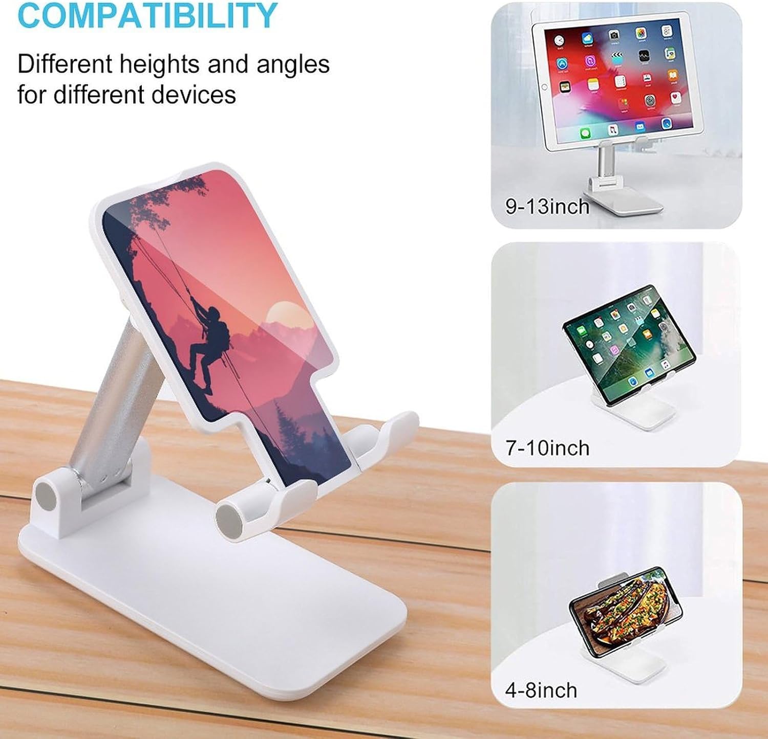 Climbing Rock Climber Cell Phone Stand for Desk Phone Holder Mount image 3