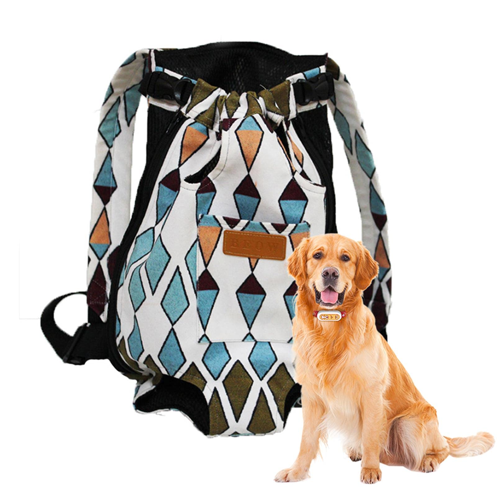 Sac de voyage pour chien de petite à grande taille XXL avec bretelles réglables