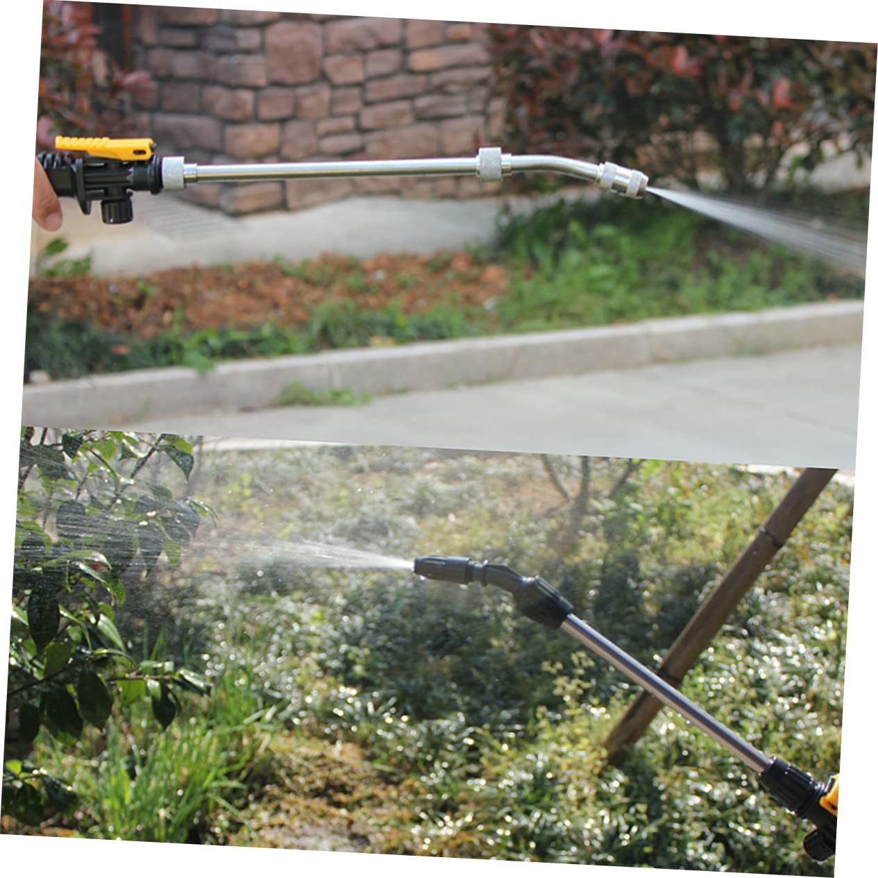 GALPADA Sturdy Full Copper Water High Pressure Nozzle for Car Washing and Garden Irrigation