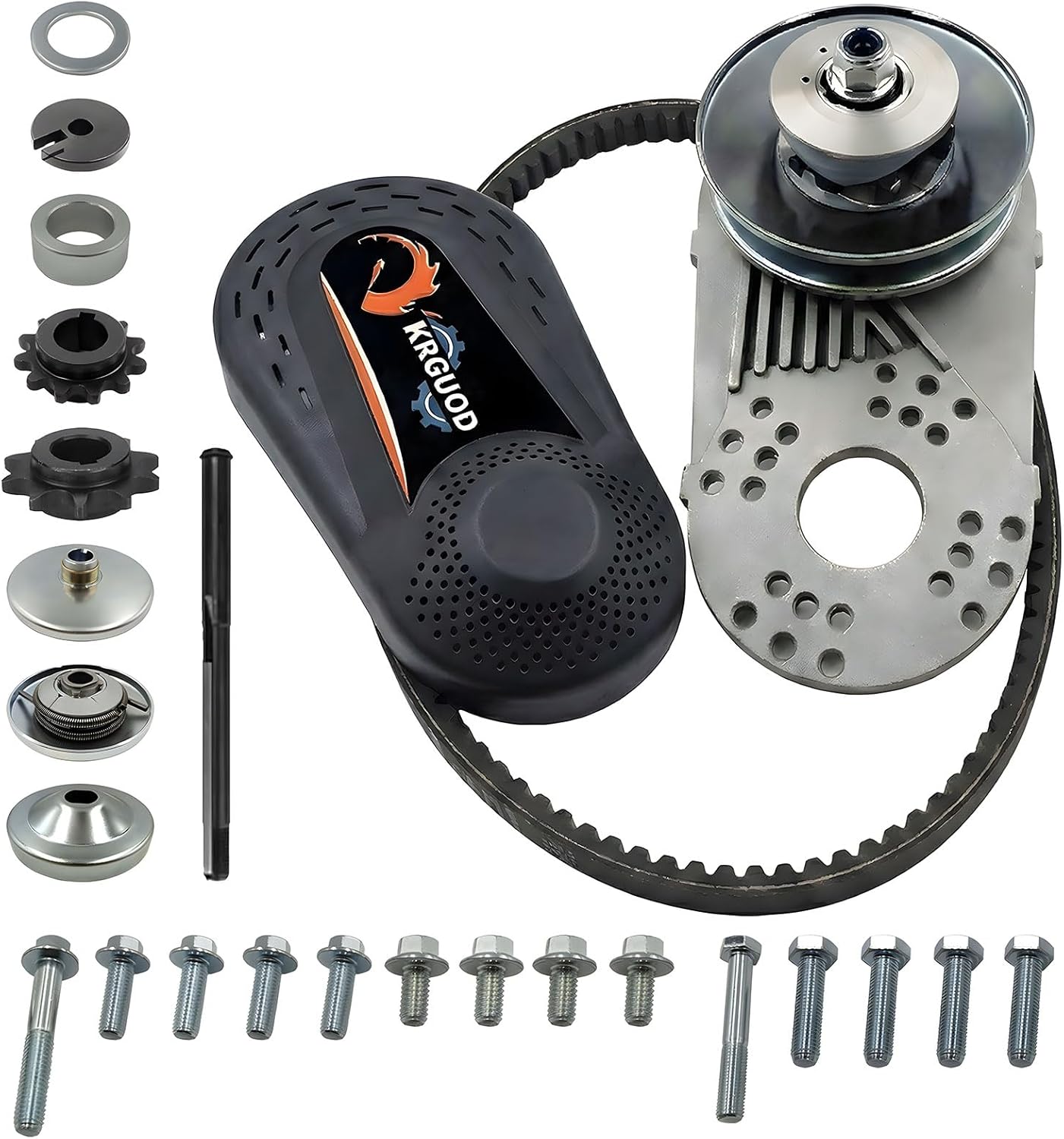 30 Series Torque Converter 3/4" Bore Fit for Predator 212cc Engine CVT Clutch performance Parts Kit.3/4 inch 10T #40/41 and 12T #35 Chain.Replacement for 218353A Manco Comet TAV2.