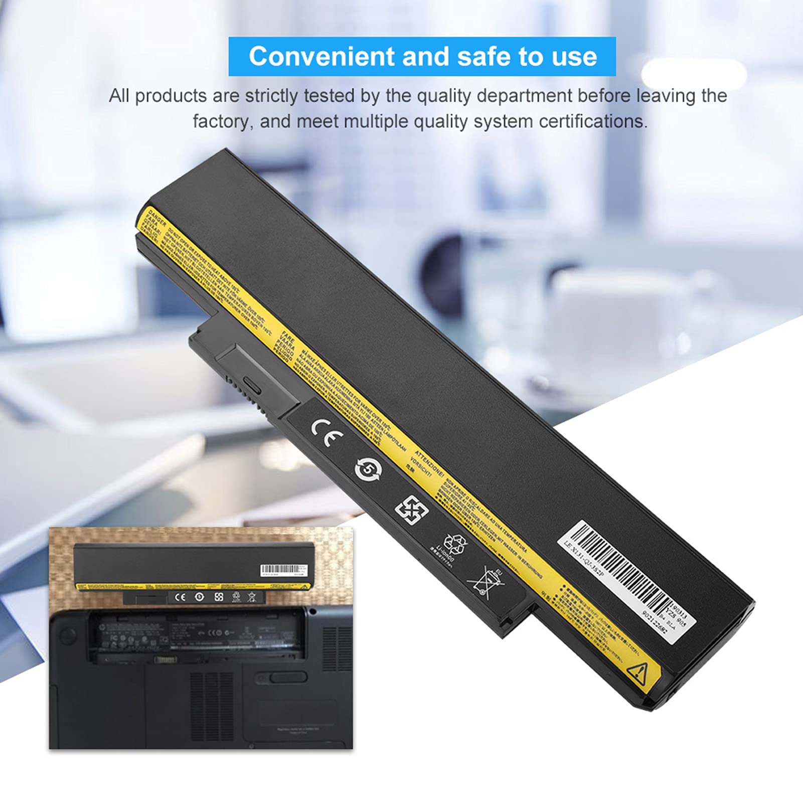 Batteria Sostitutiva 11.1V 5200mAh per ThinkPad Edge E120 E125