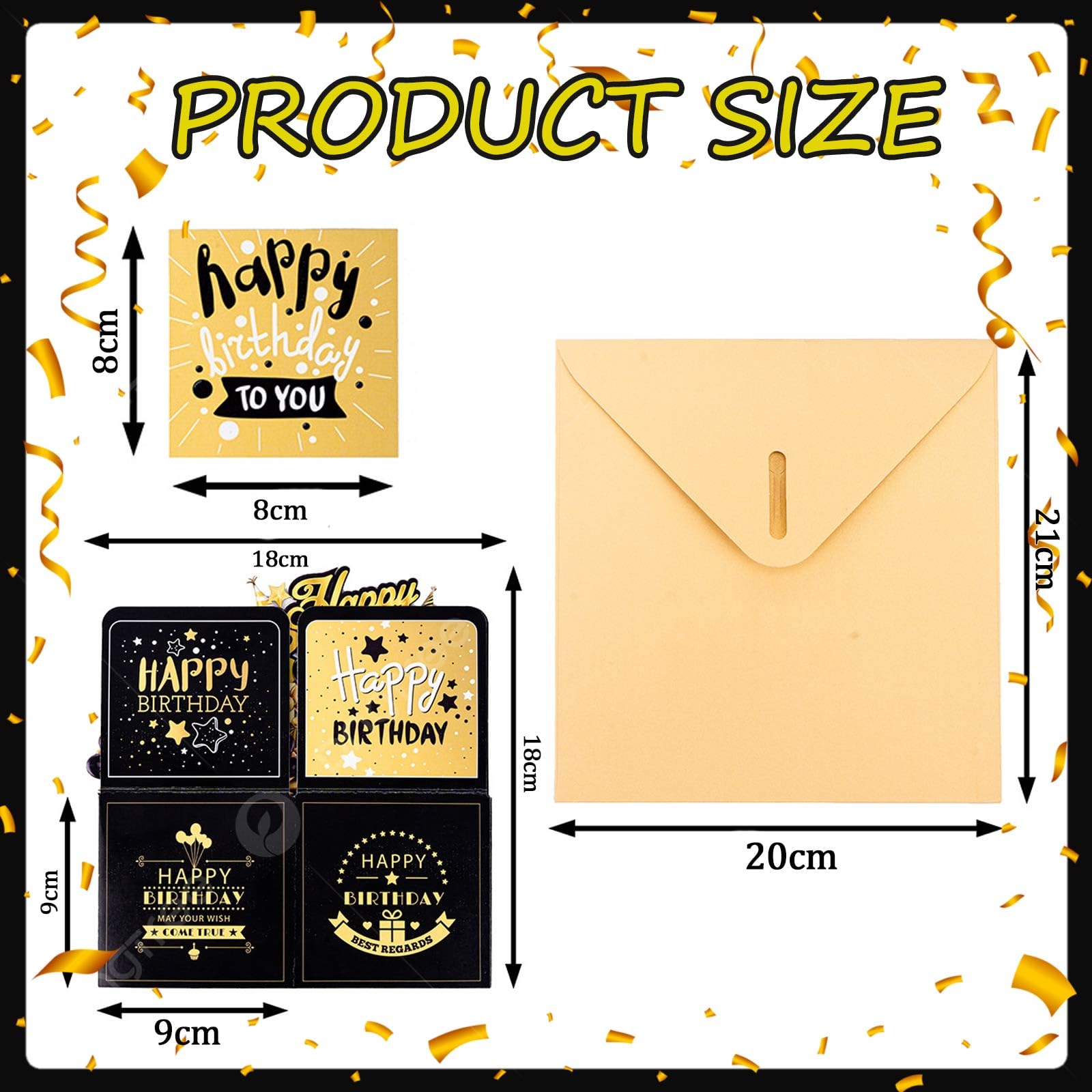 iGifts and Cards - Biglietto di auguri 3D pop-up per 60° compleanno con un sacco di regali, fantastico, carino, divertente, unico, per occasioni speciali, metà piegato, celebrazione, marito, moglie