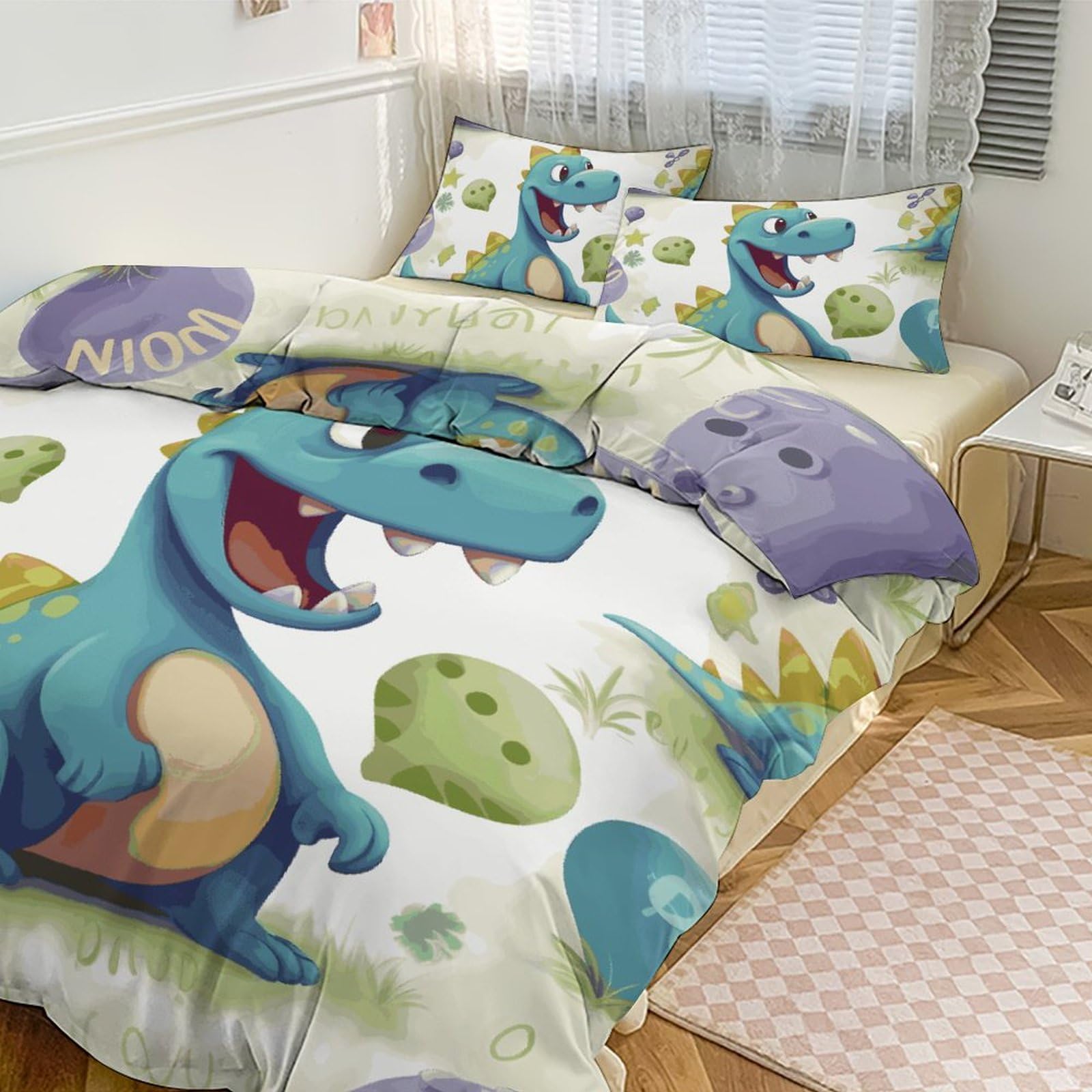 Housse de couette 218x177 cm hypoallergénique contre la chaleur nocturne