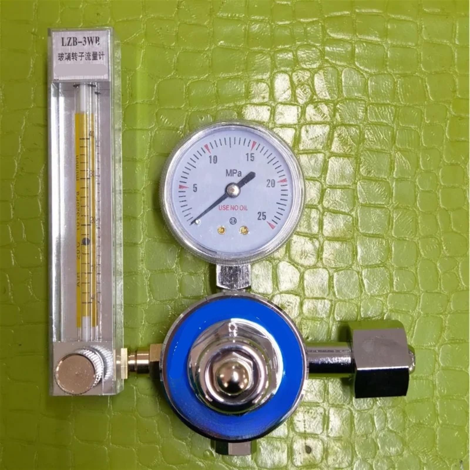 AR/N2/HE Mine Operation Rotor Flowmeter Pressure Reducer Tracing Gas Regulating Valve WX-55X-500ML W21.8-14 Positive Spin(50-500ML)