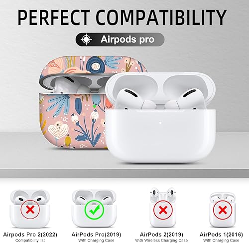 Miniatura 2 de Youtec Funda compatible con Airpods Pro de 2 generación con llaverocordónkit de limpieza, funda para Airpods Pro 2, funda para Airpod Pro de 2