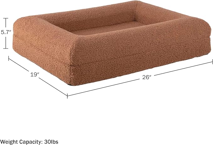 Cama Ortopédica para Perros Pequeños con Borde y Funda Lavab miniatura 6