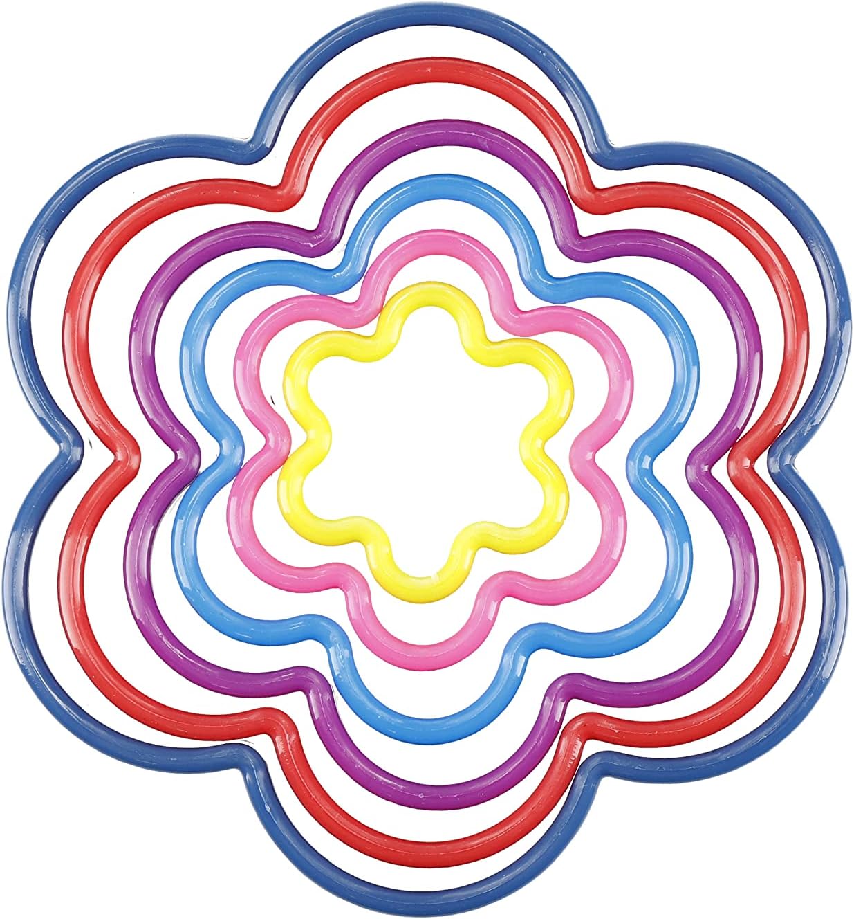 Kitchen Craft Colourworks Plastic Flower Shaped Pastry, one size, multi
