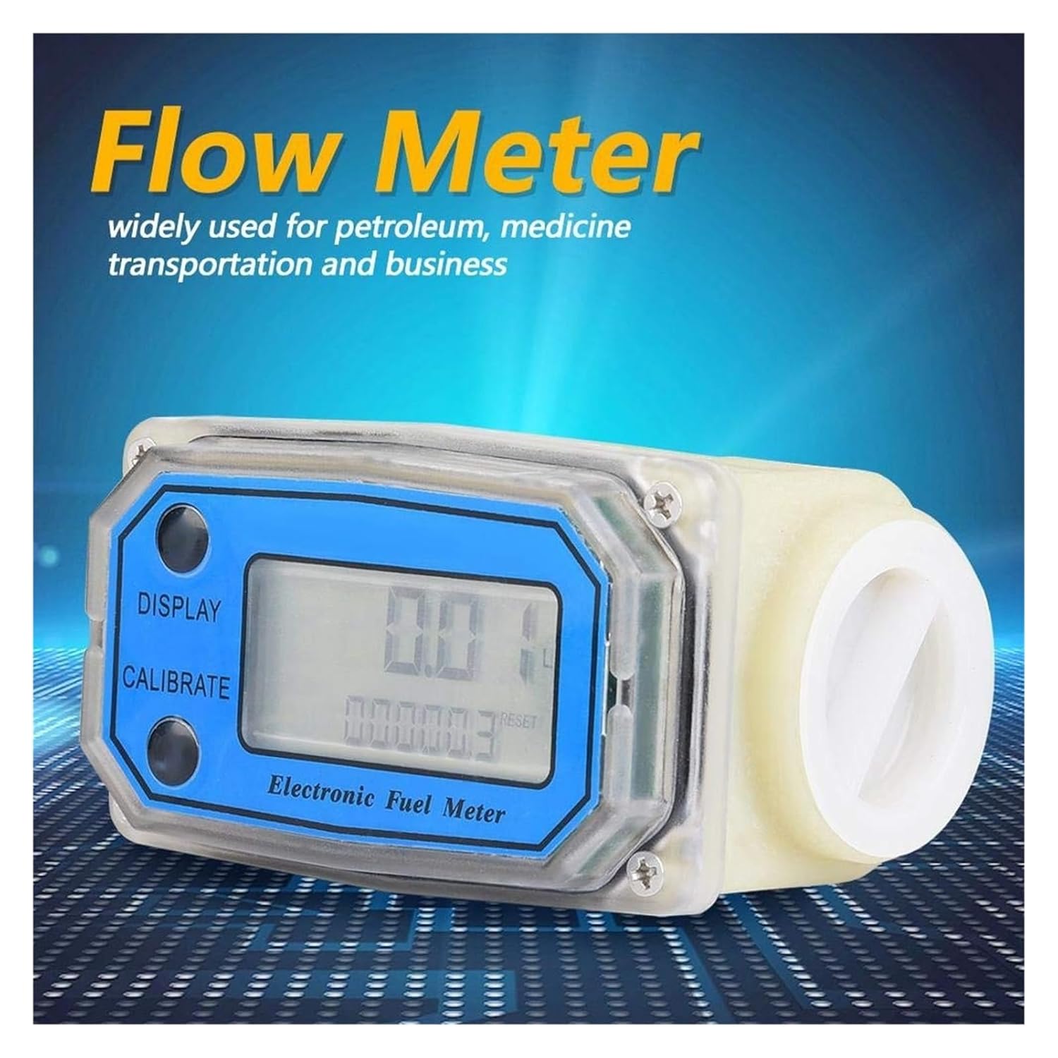 LCD Display Digital Flow Meter Micro Digital Flowmeter Fuel Flowmeter