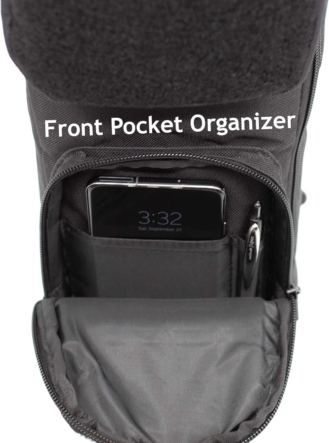 Cornhole Sling Style Backpack for 3 Sets of Cornhole Bags | Heavy Duty with Padding on All Sides and Padded Strap- Fits up to 12 Cornhole Bags