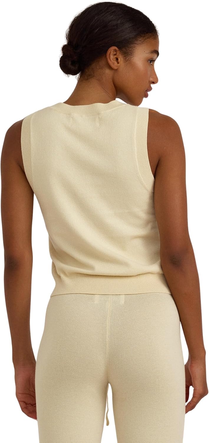 Organic Basics Women's Soft Knit Pullover Sweater Vest