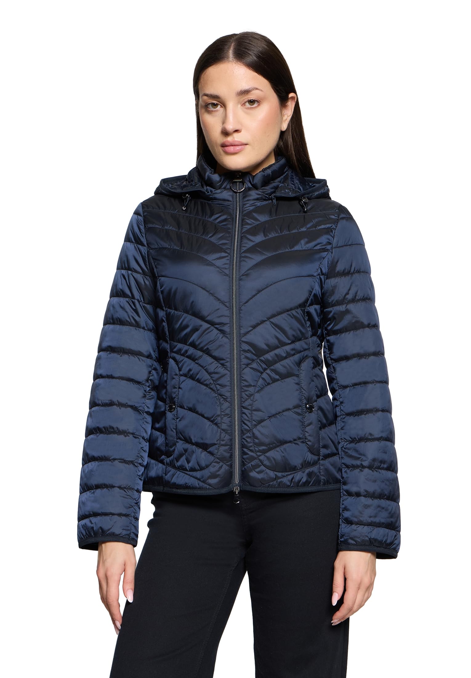 Betty Barclay Damen Outdoorjacke mit Abnehmbarer Kapuze