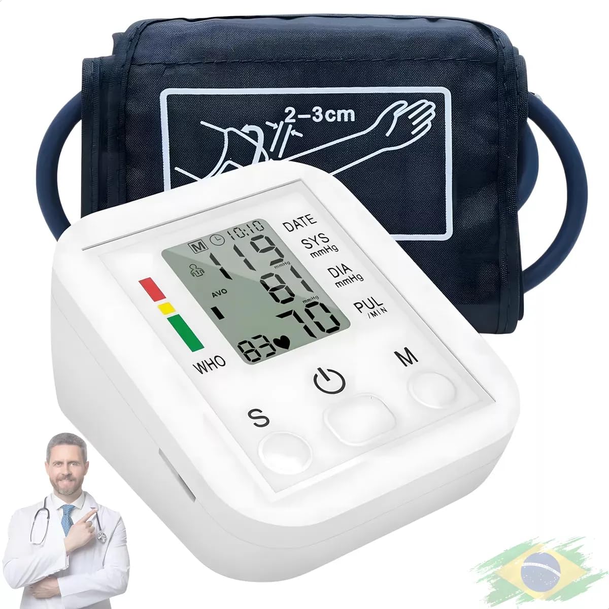 Hipertensão arterial: o que é, sintomas, causas e tratamento-radardasaude 2 Aparelho de Pressão Arterial Digital de Braço Automático – Monitor Inteligente com Tela LCD Grande,