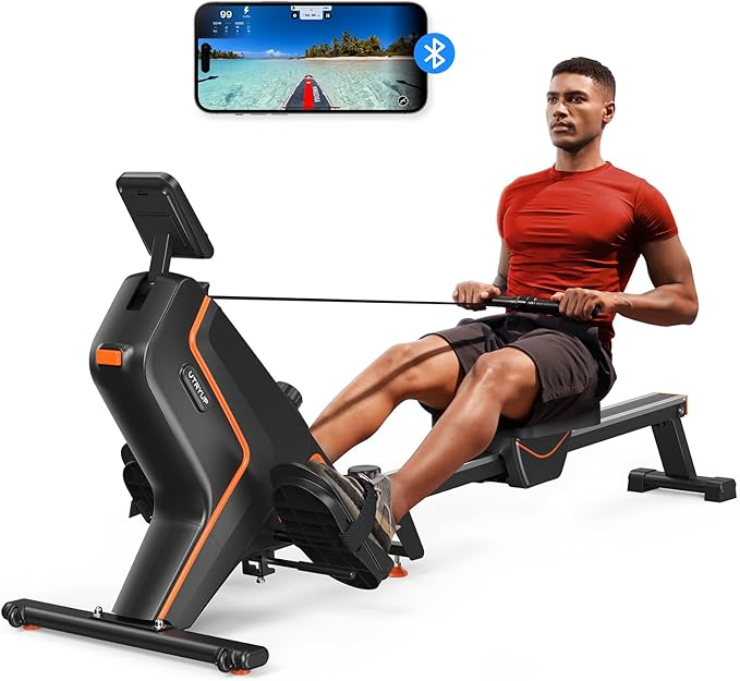Onetwofit Folding Rowing Machine ONETWOFIT Foldable Rowing Machine