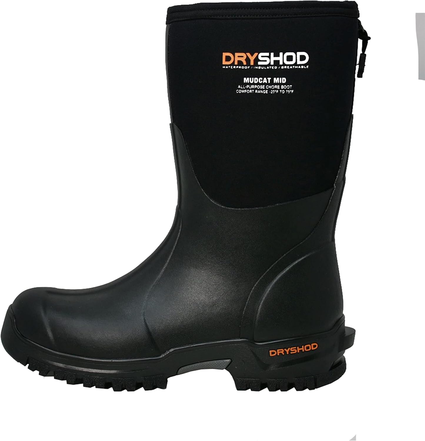 Dryshod Mudcat MidCalf Work Boot MDCMMBK Industrial