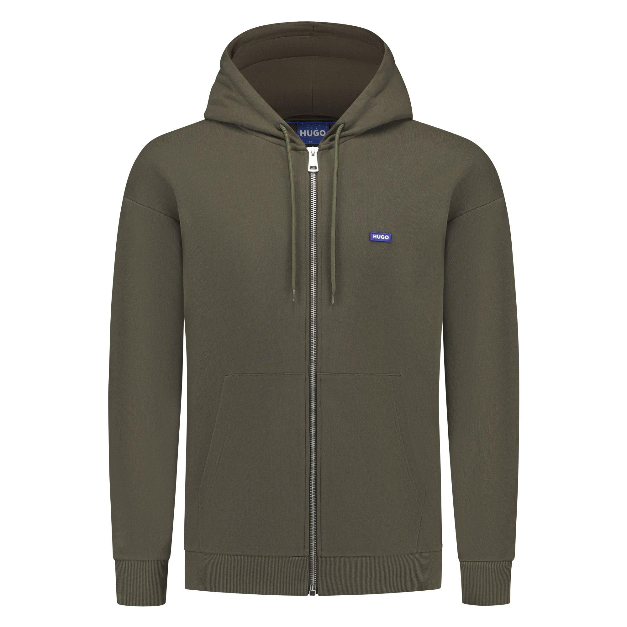 HUGO Men's Sweatshirt, Dark Brown 208, L