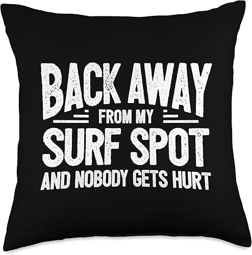 Windsurf Gifts & Accessories Surf Spot-Surfer Throw Pillow, 18x18, Multicolor