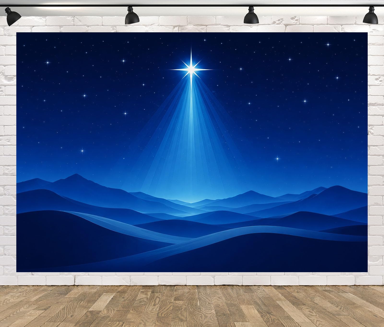 12x8FT (3.6x2.5m) Stella Nel Cielo Del Deserto Sfondo Fotografico