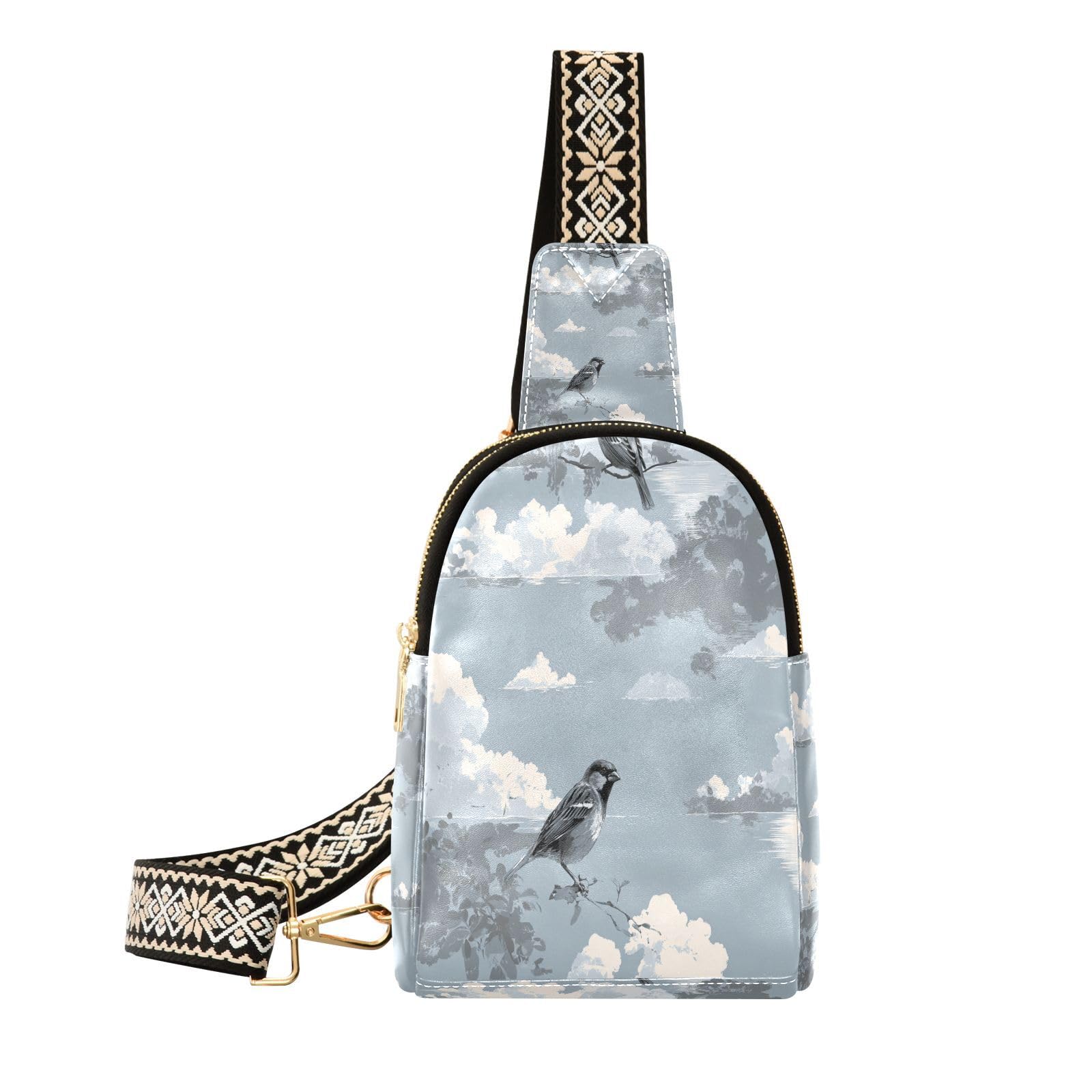 Moineau du Nil gris nuage doudou oiseau deco lit bebe naissance - 8