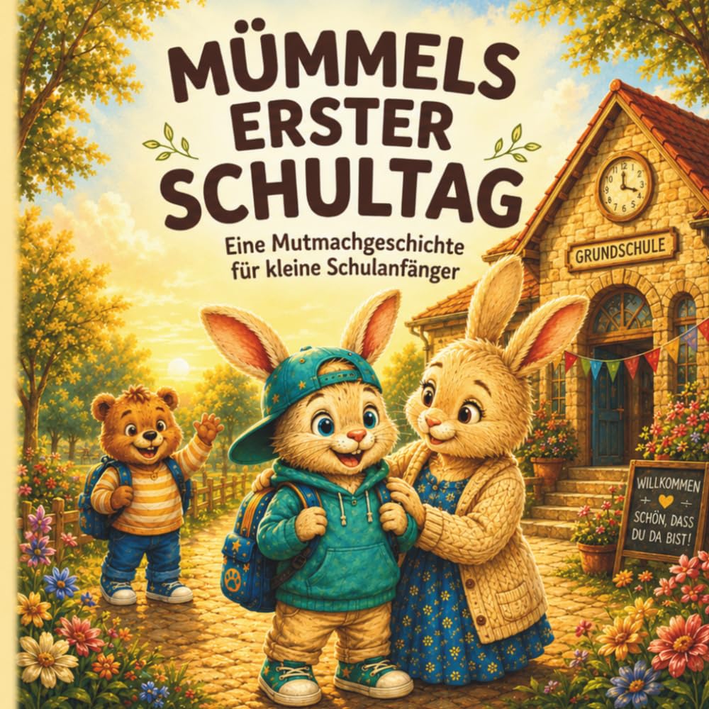 Mümmels erster Schultag: Eine Mutmachgeschichte für kleine Schulanfänger