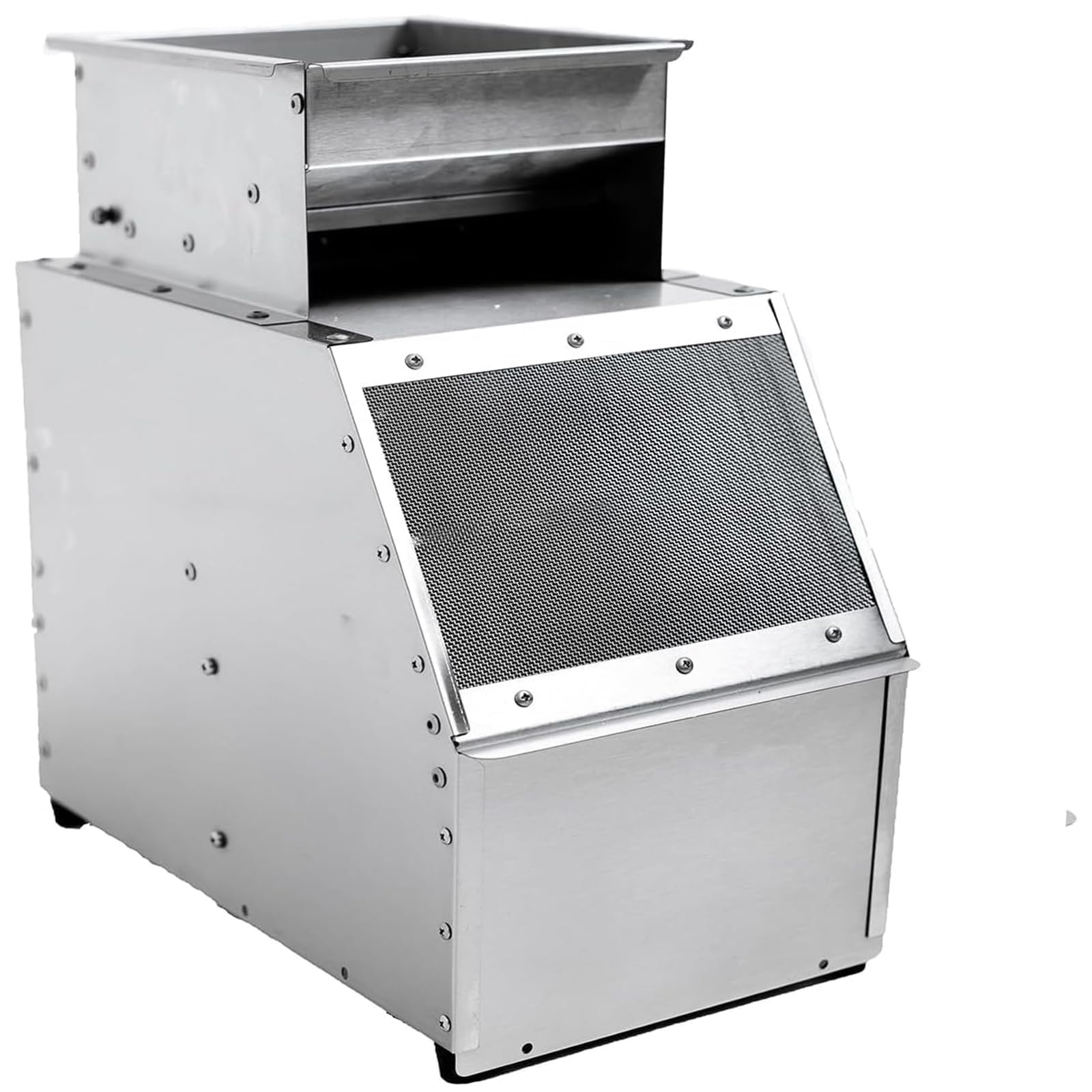 Máquina eléctrica de limpieza de granos, ventilador de velocidad ajustable, separador de acero inoxidable para mijo, granos, semillas de melón