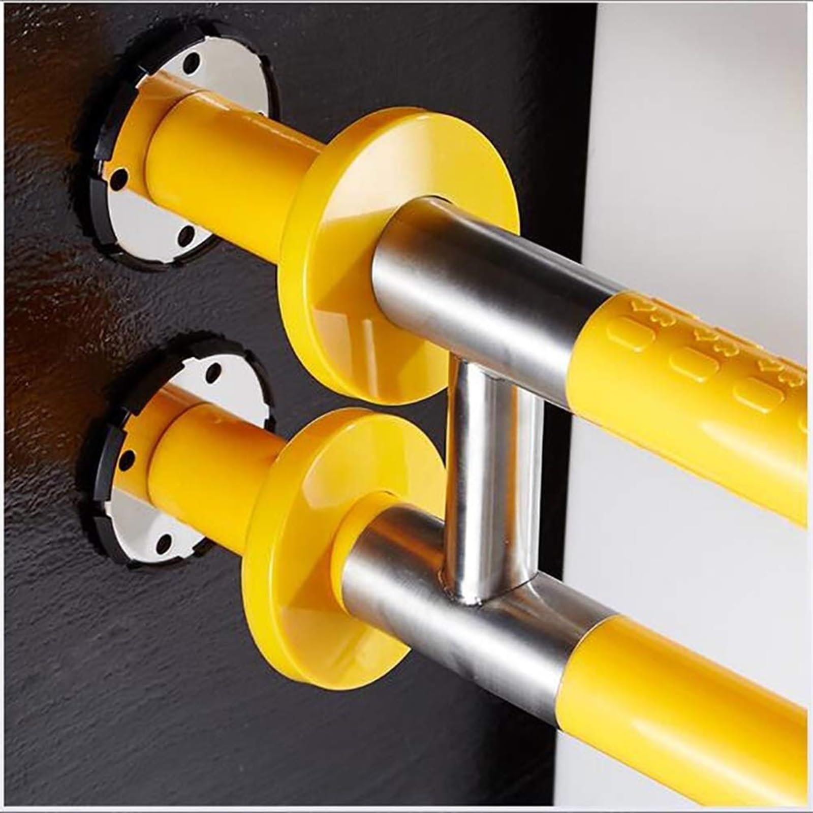 Pasamanos de Seguridad para Ducha, Barras de Apoyo para baño, Barra de Apoyo para Asiento de baño Antideslizante, Brazo abatible para bañera