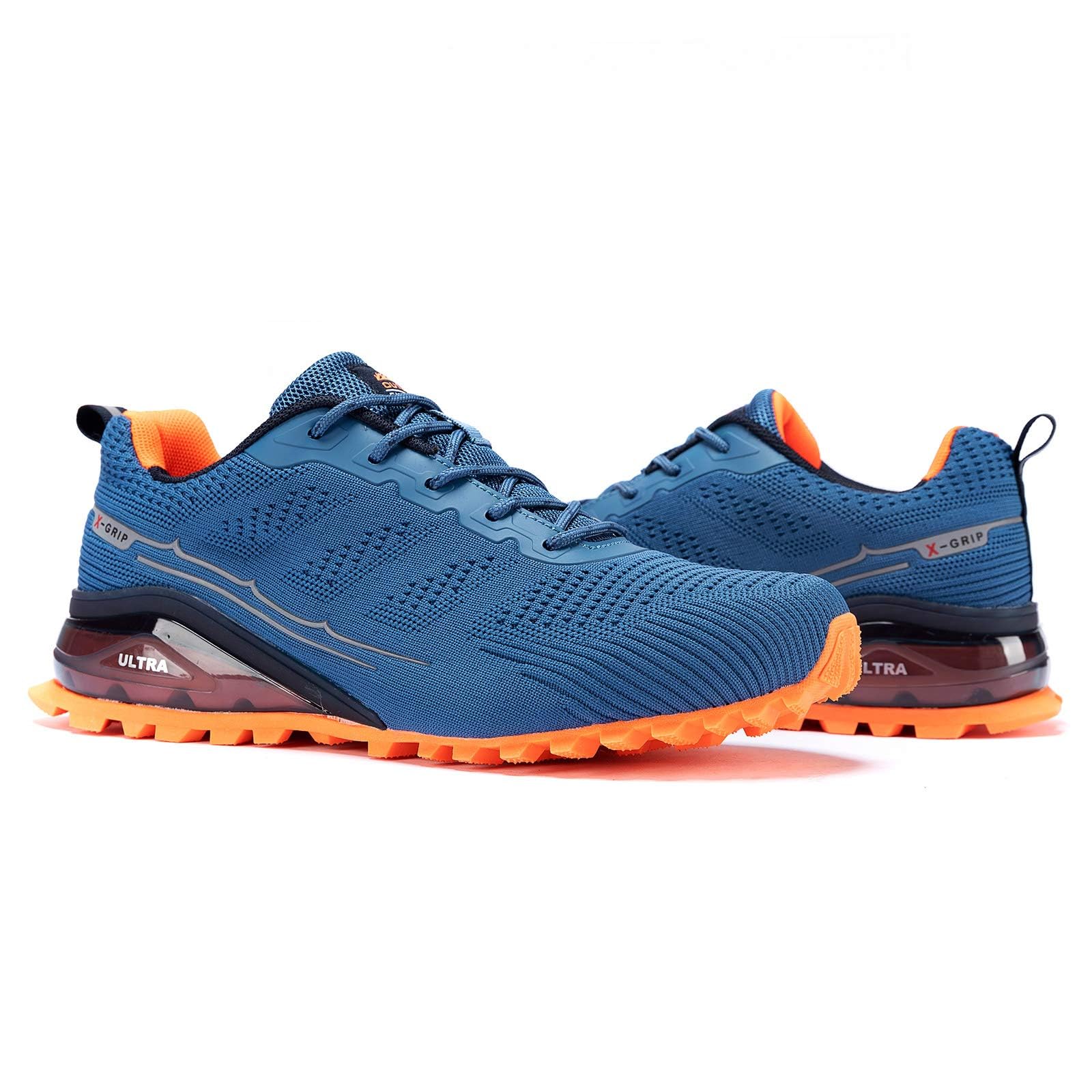 Kricely Traillaufschuhe Herren Leicht Atmungsaktiv Wanderstiefel rutschfest Laufschuhe Outdoor Fitness Straßenlaufschuhe