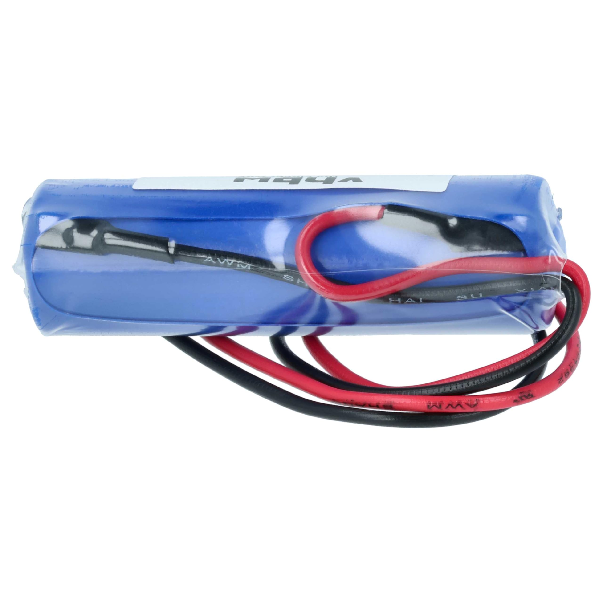 vhbw 5X batería Compatible con Toshiba ER6V with JAE 5Pin Connector Controlador de periférico (2000 mAh, 3,6 V, Li-MnO2)