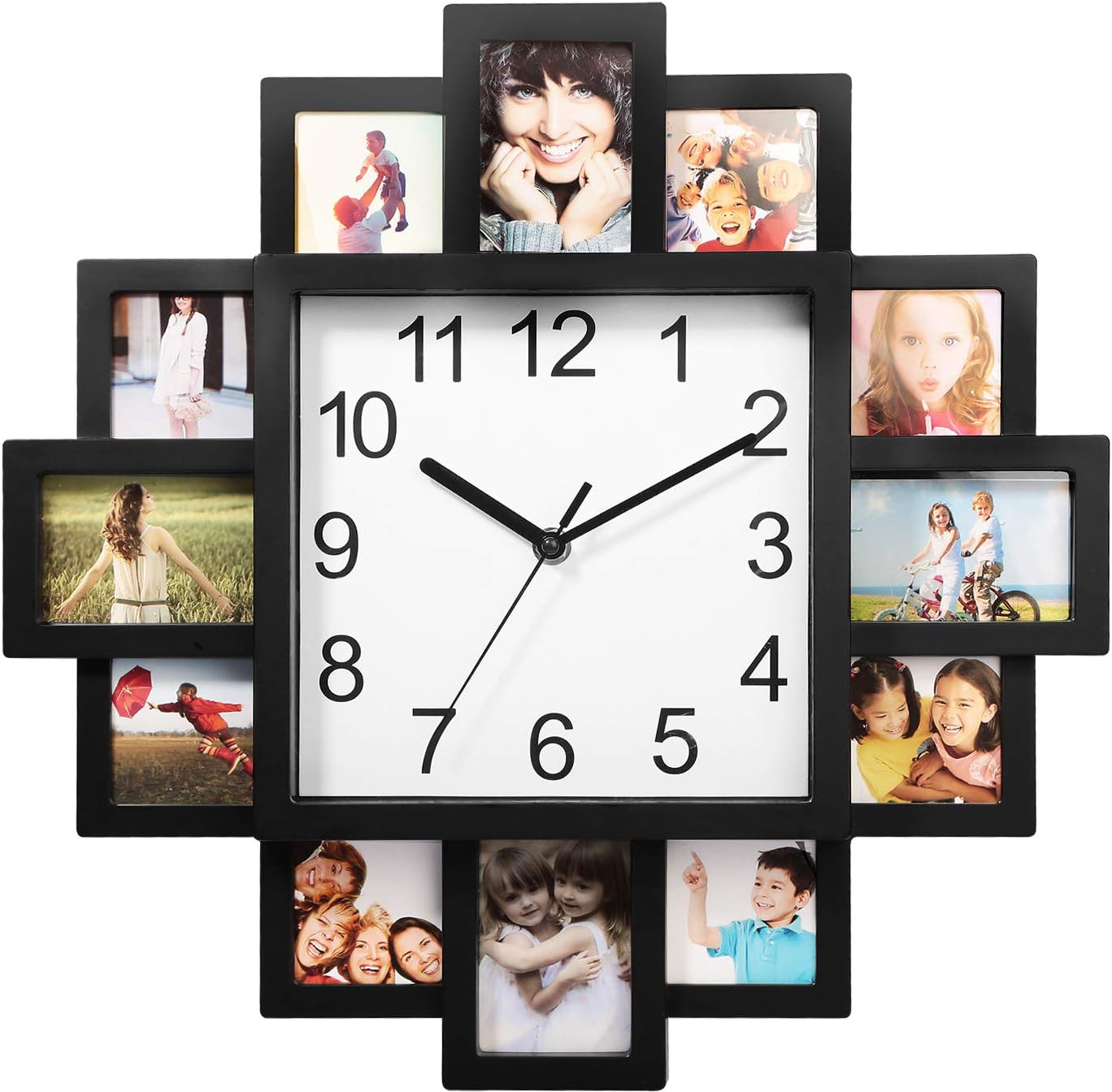 Photo Frame Clock Picture Collage - HG_PhotoFrameClock_GPCT1504